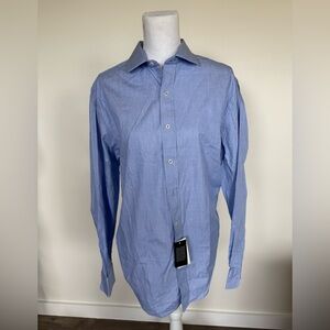 Tommy Hilfiger Men's Blue Dress Shirt - Business Casual Professional NWT
